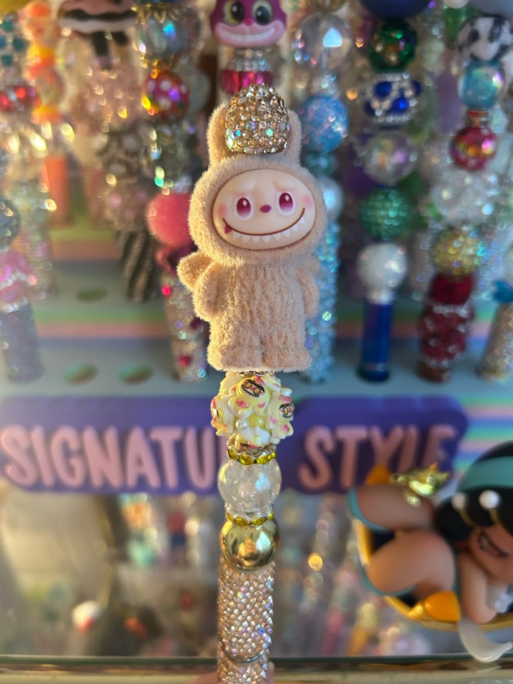 Luxury Labubu Toffee Beaded Pen